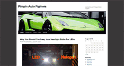 Desktop Screenshot of pimpinfighters.com